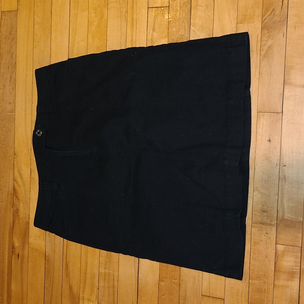 Talbot's Black Jean Skirt Size 14